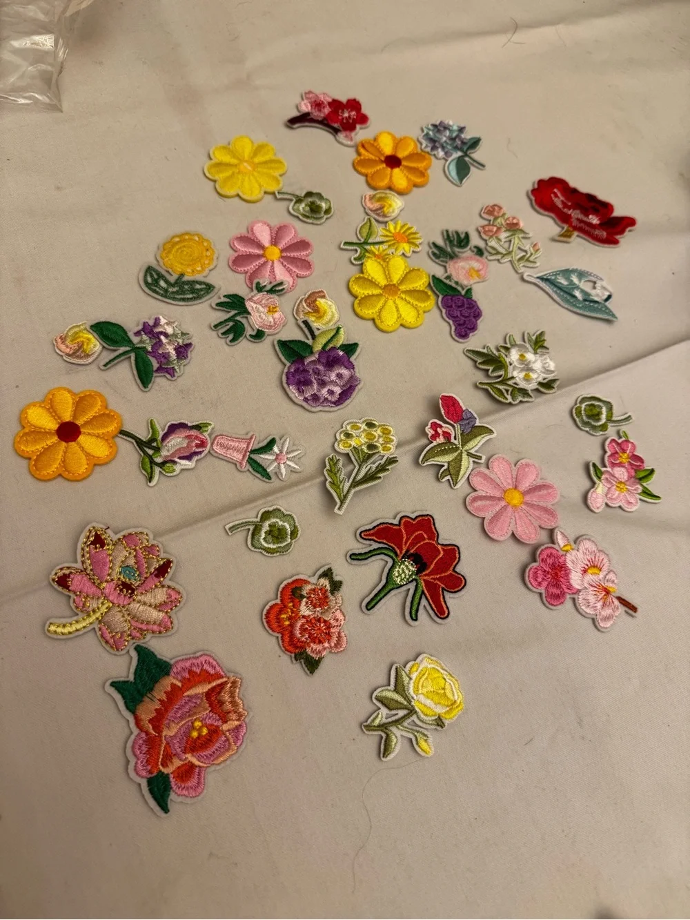 Aime Leon Dore Multicolor Floral Embroidered Patch Set